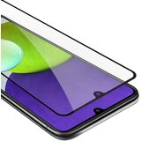 Cadorabo Oklepni film Full Screar, združljiv s Samsungom - zaščitnim filmom v prozornem s črno -kaljenim zaščitnim steklom v 9H trdoti s 3D dotikom, (20607654) Cene