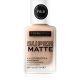 Revolution Relove Super Matte 2 in 1 Foundation & Concealer puder za vse tipe kože 24 ml odtenek F1 | Shoptok.si