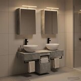  Set ormarića za kupaonicu 5 kom. Betonska siva | shoptok.hr