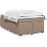 The Living Store Box spring postelja z vzmetnico kapučino 120x200cm umetno usnje - Box Spring Postelja, (21428141) Cene