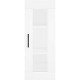  Visoka omara bela 34,5x34x180 cm inženirski les, (20819380) | Shoptok.si