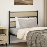  Zamjensko uzglavlje boja hrasta sonome 90 cm željezo i konstruirano drvo | shoptok.hr