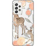  Torbica silikonska print skin za samsung A525F/A526B/A528B galaxy A52 4G/A52 5G/A52s 5G flower deer Cene