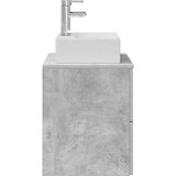  Umivaonik s policom Betonska siva 49,5 x 41 x 62,5 cm | shoptok.hr