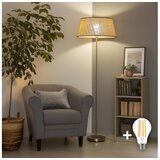  Brilagi - LED Stojeća lampa CERIA 1xE27/40W/230V prečnik 50 cm bež/mat hrom | Eponuda.com