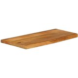 vidaXL Mizna plošča z naravnim robom 70x20x2,5 cm trden mangov les | Shoptok.si