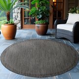 Ayyildiz Carpets Tamno sivi okrugli vanjski tepih ø 120 cm Giza – | shoptok.hr