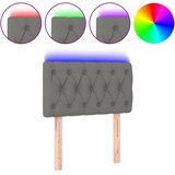  LED uzglavlje svjetlosivo 80 x 7 x 78/88 cm od tkanine | Eponuda.com
