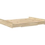  Krevet s ladicama Sonoma hrast 150 x 200 cm Konstruirano drvo | shoptok.hr