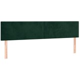  Uzglavlja tamnozelena 180x5x78/88 cm baršunasta | shoptok.hr