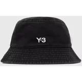 Y-3 Pamučni šešir Bucket Hat boja: crna, pamučni, IX7000
