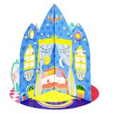  Set nalepk s 3D hiško, samorog | Shoptok.si