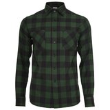 Urban Classics Checked Flanell Shirt blk/forest Cijene