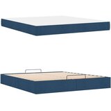  Posteljni okvir z vzmetnico z vzmetnico 2 pcs Modra blago, (5000126242) | Shoptok.si