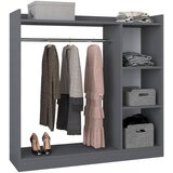 MID.YOU Omara Za Oblačila Palosa M, Antracit | Shoptok.si