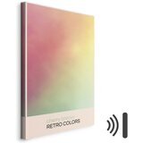  Slika - Cherry Breeze - Pastel Gradient in Delicate Retro Colors 40x60 Akustična Slike