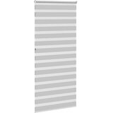 Zebra zavjesa svijetlosiva 115x230 cm Širina tkanine 110,9 cm Poliester | shoptok.hr