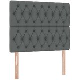  s madracem i skladištem Tamno siva 120 x 200 cm tkanina | shoptok.hr