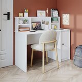 Hanah home 2638 radni sto 120 × 105,8 × 55 cm, bela Cene