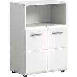MID.YOU Spodnja Omarica Ice, Bela - Visoki Sijaj | Shoptok.si