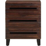 Maison Chic Nočna omarica - Nočna miza rjava 50x34x62 cm trden mangov les, (21687310) Cene