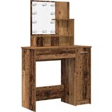 vidaXL toaletni stolić s LED-om izrađenim od starog drva | shoptok.hr