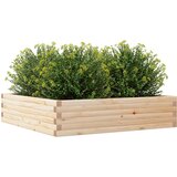  Vrtno cvetlično korito 100x100x23 cm trdna borovina | Shoptok.si