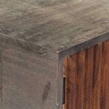  Konzolni stol sivi 120 x 35 x 75 cm grubo masivno drvo manga | shoptok.hr