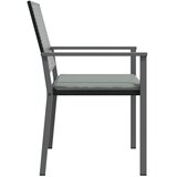  Vrtne stolice s jastucima 2 kom crne 54x62,5x89 cm poliratan | shoptok.hr