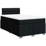 Maison Chic Box spring postelja - Vzmetna postelja z vzmetnico črn 120x200 cm blago SL24136, (21879812) | Shoptok.si