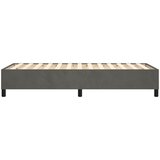  Okvir za krevet s oprugom tamnosivi 100x200 cm baršunasti | Eponuda.com