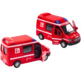  Metalno vatrogasno vozilo 1:32 sa svjetlima i zvukovima, frikcijski pogon, crveno | shoptok.hr