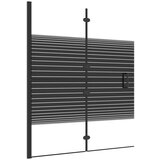 Furnova Zložljiva tuš kabina ESG 120x140 cm črna, (21917957) | Shoptok.si