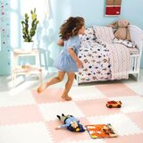Ricokids velika pjenasta podloga za slaganje 60x60 cm 4 komada boje breskve i bijele | shoptok.hr