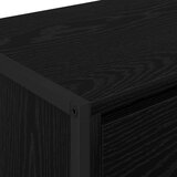 vidaXL TV omarica Črna Orehovina 100 x 36 x 49,5 cm Konstruiran les | Shoptok.si