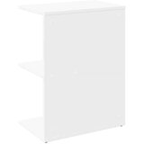 vidaXL Nočna mizica bela 46,5x29x61 cm inženirski les | Shoptok.si