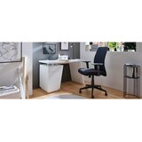 Hom`in pisalna miza kovina, leseni material bela, barve kroma | Shoptok.si