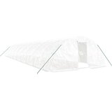  Staklenik s čeličnim okvirom bijeli 90 m² 18 x 5 x 2,3 m | shoptok.hr
