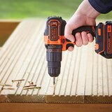 Black & Decker BDCHD18KB aku udarna bušilica 18v kofer+baterije | shoptok.hr