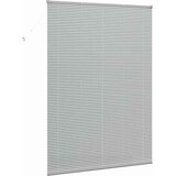 vidaXL Okenska roleta z zavesami Drugo Srebrna 160 x 220 cm Aluminij | Shoptok.si