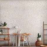  Foto tapeta - Geometric Pattern Shades of Gold and Marble Stone 300x210 | shoptok.hr