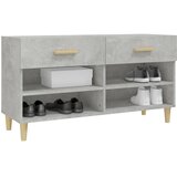Ormarić za cipele boja betona 102x35x55 cm konstruirano drvo | Eponuda.ba