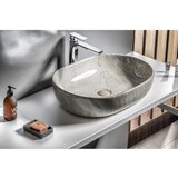 Sapho Sivi keramički umivaonik 59x42 cm Dalma – | shoptok.hr