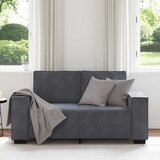  Dvosjed Sofa Tamno siva 160x78x84 cm Baršun | shoptok.hr
