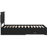  Krevetna konstrukcija Crni hrast 90 x 200 cm Konstruirano drvo | shoptok.hr