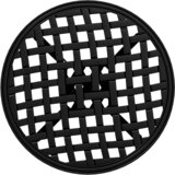  Vrtni stol crni Ø48x53 cm od lijevanog aluminija | Eponuda.com