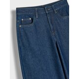 Sinsay Traperice wide leg high waist s izvezenim trešnjama | shoptok.hr
