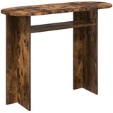  Konzolna stolica s pohranom Dimljeni hrast 100 x 39,5 x 75 cm | shoptok.hr