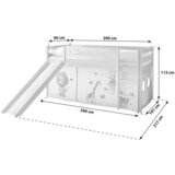 MID.YOU Igralna Postelja Manuel, 90x200, Večbarvno, Tobogan | Shoptok.si