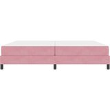 vidaXL Boxspring krevet s madracem Ružičasta 200 x 200 cm Baršun | shoptok.hr